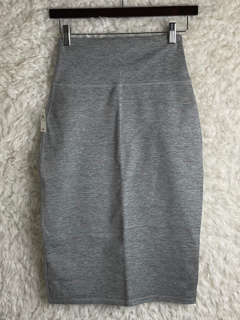 AERIE OFFLINE WOMEN'S HIGH-RISE WAIST PENCIL SKIRT~LIGHT GRAY~SIZE X-SMALL~NEW!